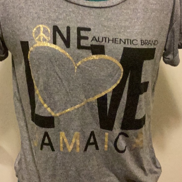 Womens Authentic Brand Sun Kissed Island T-Shirt Small Grey. - Picture 2 of 5